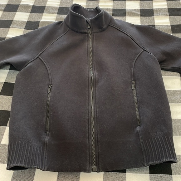 Lululemon NTS Jacket Black Full Zip Pockets SOFT Super Stretch Spacer Fabric 4 - Picture 9 of 16